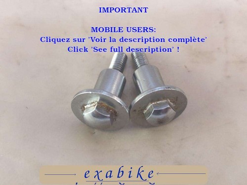 Vis couvre culasse pour - de,
