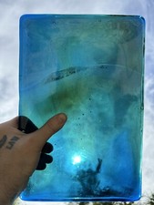 Blenko Dalle de Verre - 5074 medium Aqua Blue