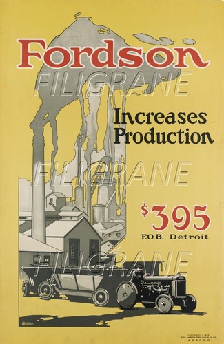 Fordson tracteur rgbz poster - rgbz,