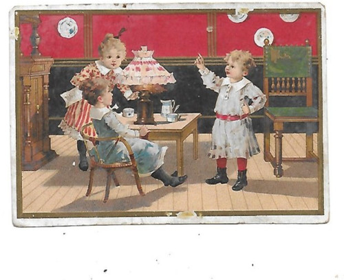 Chromo ancien publicitaire