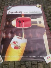 "Kronenburg" Advertising Bus Shelter Poster or Poster Beer Drawer Model