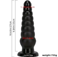 Sextoy Big Plug Anal Ventouse