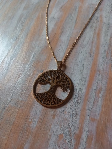 Collier pendentif arbre - pendentif, de