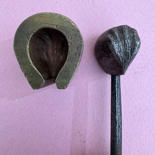 Ancien fer gaufrer - à, moule