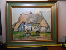 Ancien tableau peinture huile