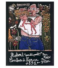 Robert Combas - Exhibition Poster - L’Affice International 1984 (Sandwich Man)