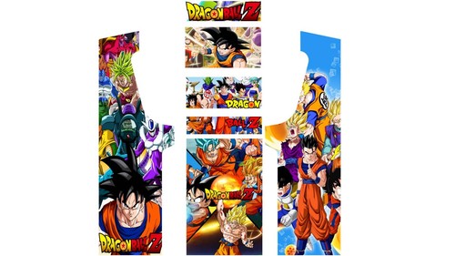 Stickers dbz borne arcade - stickers,