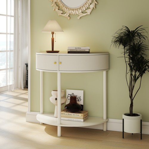 Modern half moon design end - design,