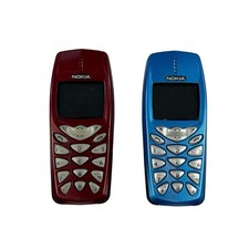 Lot Of 2 Vintage Nokia 3510i Light Blue & Red 2G Phones Untested Good Condition