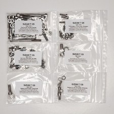 SUZUKI T 90 WOLF 1969-1972 Kit n°1 vis BTR inox moteur T90
