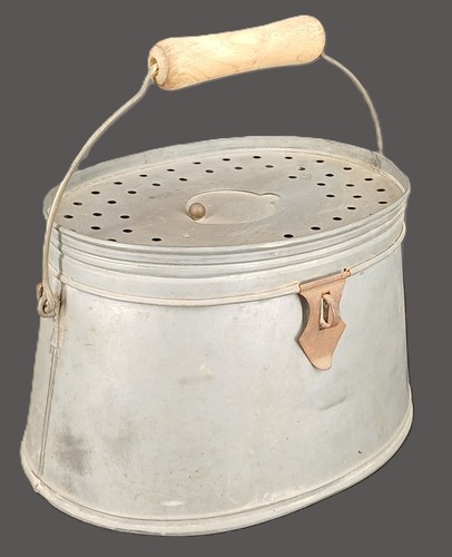 Panier pêche zinc boite - de, en