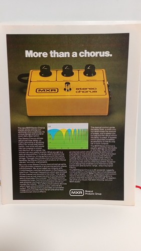 Mxr stereo chorus guitar - chorus,