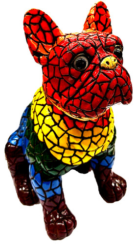Figurine chien bulldog 22 - figurine,