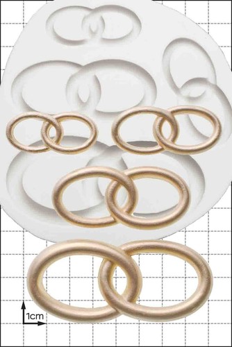 Moule silicone mariage anneaux - moule,