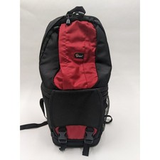 Lowepro Fastpack 100 Camera Backpack Bag Red Black Photography Travel