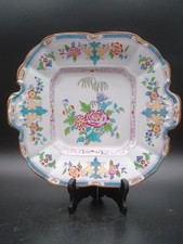 Plat à gateaux en porcelaine Anglaise ou de Paris XIX eme siècle