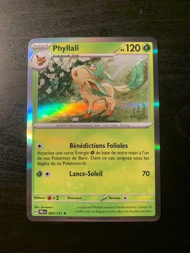 Carte pokémon holo phyllali - carte,