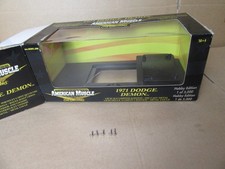 D77 Boîte Vide ERTL American Muscle Dodge Demon 1971 Emballage d'origine 1/18