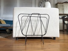 Vintage Ancien Porte Revues Design 1950 1960 Rétro Métal Pieds Compas Knoll