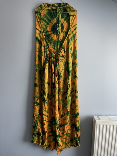 Robe longue tie - -dye, bohème