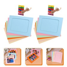  2 Sets Cadre Photo Papier Clips Pour Suspendre Les Illustrations