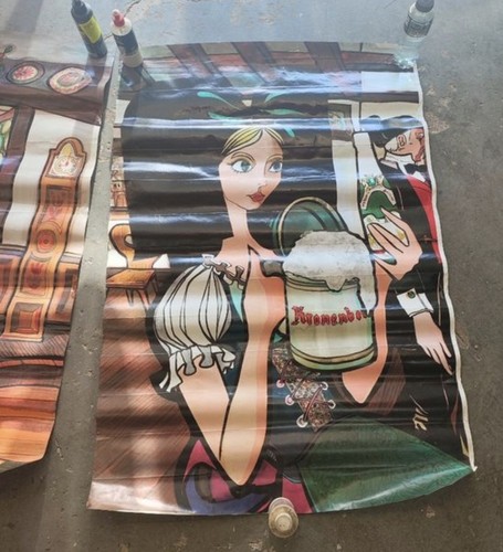 Rare fresque plv kronenbourg - rare,