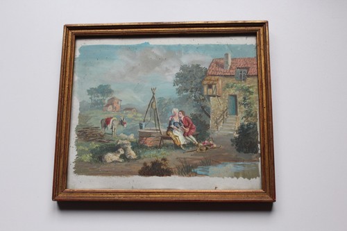 Superbe gouache italienne