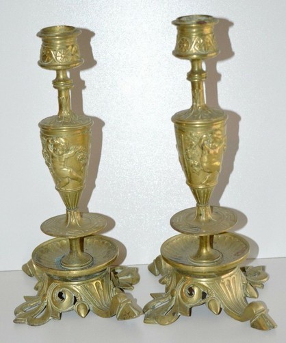 Belle paire bougeoirs - paire, de