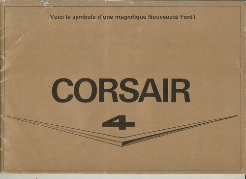 Ford corsair 1966 - v4, gt