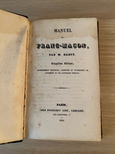 Bazot manuel franc maçon - du, franc-maçon