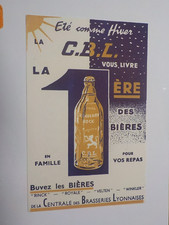 BUVARD ANCIEN BIERE C B L