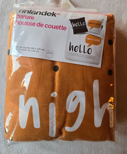Parure neuve housse couette - de,