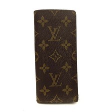 Louis Vuitton Monogram Etui a Lunettes Simple Glasses Case Brown/2BJ0494