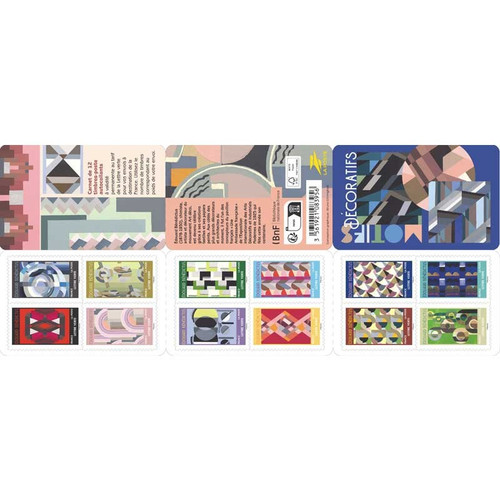 Lot carnet timbre - carnet, 12