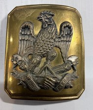 MILITARIA PLAQUE DE BAUDRIER