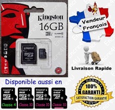 KINGSTON MicroSD SDHC 16 Go