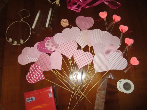Décoration fête coeurs et - , :