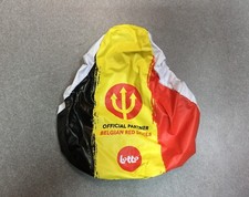 HOUSSE COUVRE SELLE VELO PLASTIQUE FOOT BELGIAN RED DEVILS PARTNER LOTTO RARE