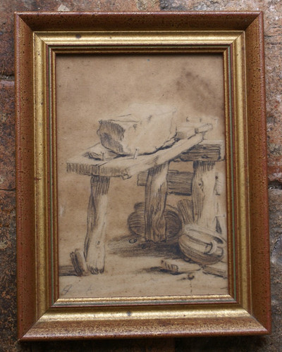 Tailleur pierre dessin - le, de