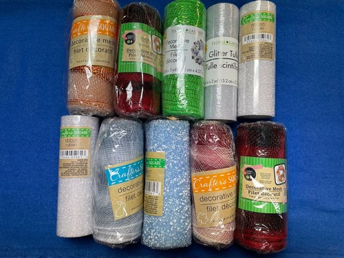 Rolls assorted tulle - of,