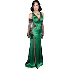 Dita Von Teese (Green Dress)