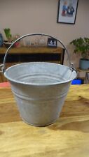 FLOWER POT BUCKET BASIN CAULDRON ZINC TUB GALVANIZED GARDEN JUICE BARN