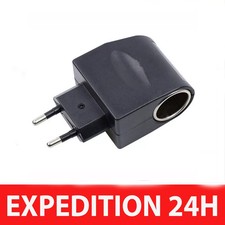 ☆ Adaptateur Convertisseur SECTEUR Transformateur 220V/12V VOITURE Allume Cigare