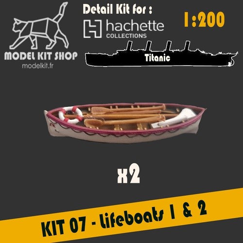 2022 titanic hachette - titanic, 1:200