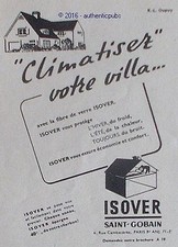 PUBLICITE SAINT GOBAIN ISOVER