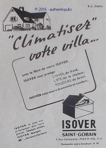 Publicite saint gobain isover - saint,