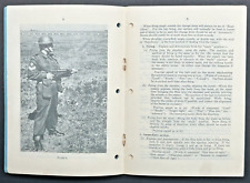 Sten Gun Machine Carbine 9mm Canadian Army Training Booklet Illust. 15pg