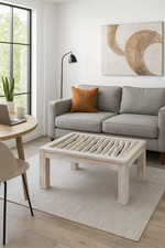 Table Basse En Bois De Teck Et
