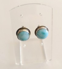 Boucle d'oreille en Larimar