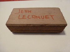 TAMPON ANCIEN SOCLE BOIS